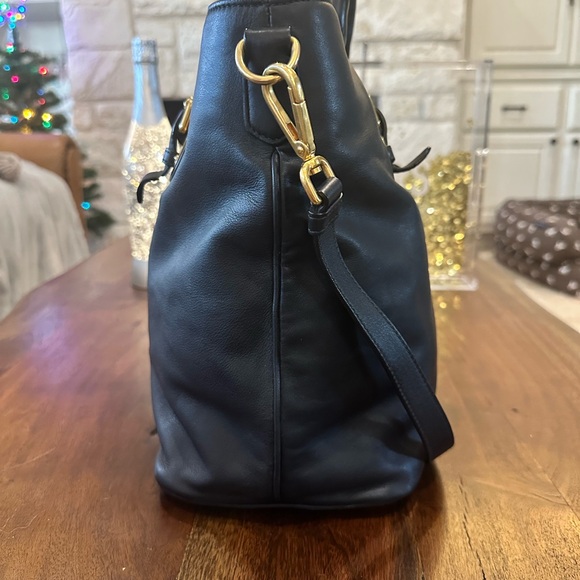 Prada Black Leather Tote Bag - Picture 5 of 16